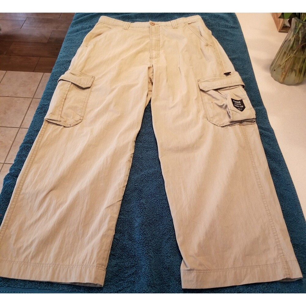 O'Neill 52 85773 cotton nylon blend fast drying cargo pants 34x28 1/2